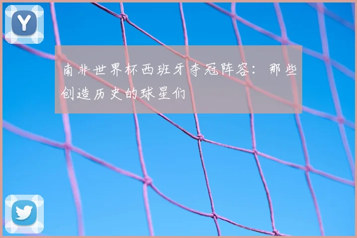 南非世界杯西班牙夺冠阵容:那些创造历史的球星们